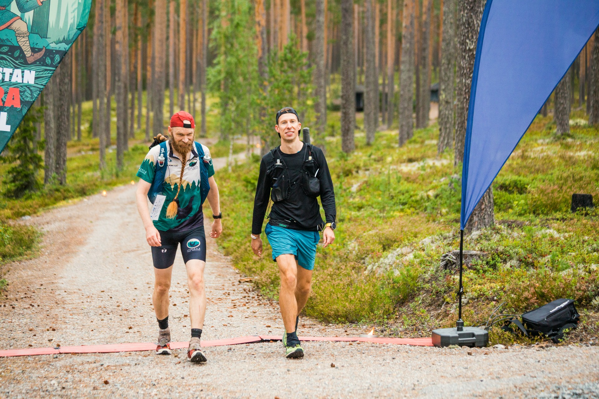 Ruunaan huoltoon saapuminen. Kuva: Pauli Sorsakari 